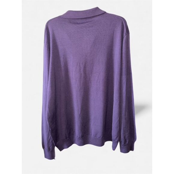 Son of a Tailor Custom Merino Open Collar Pullover - Picture 2 of 6